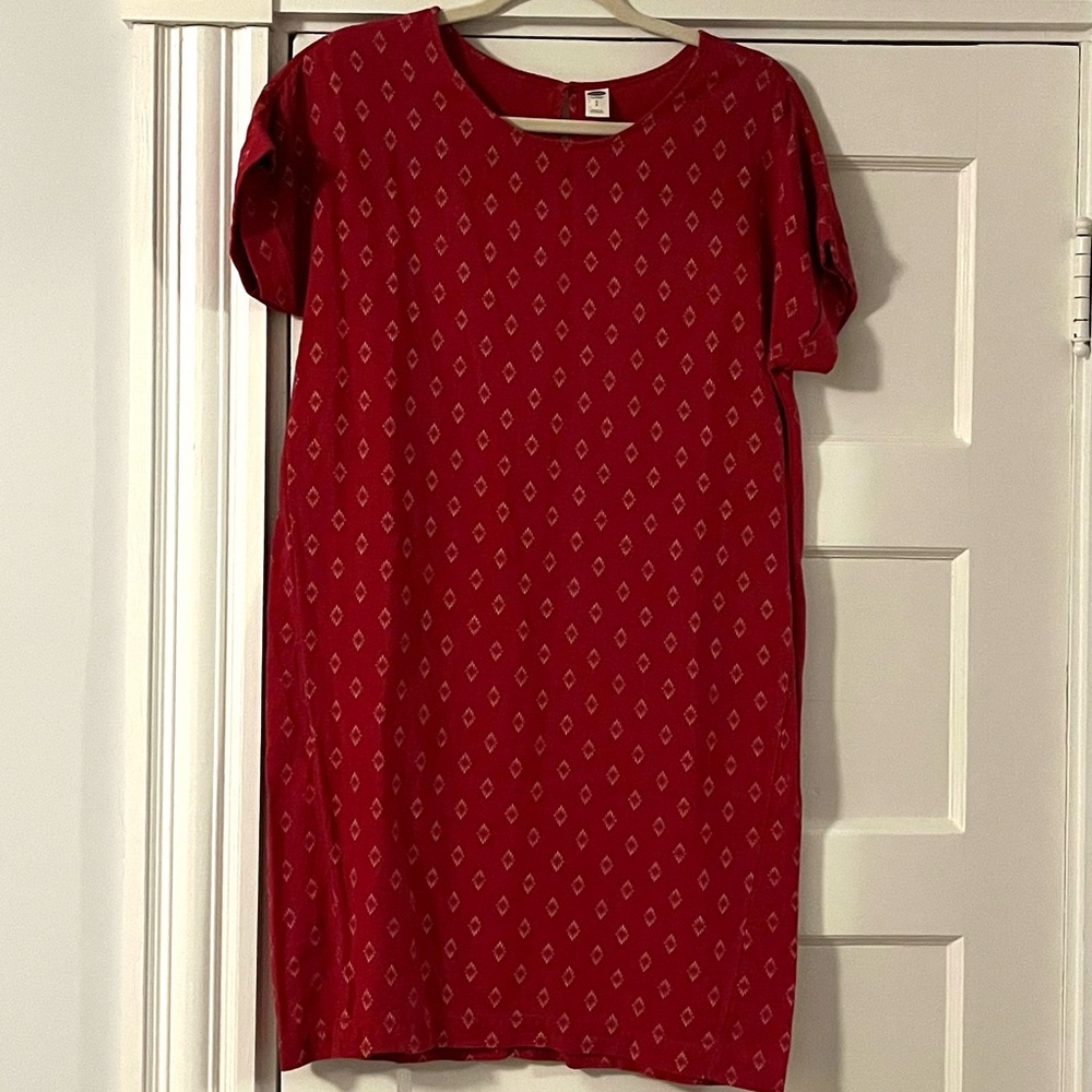Old Navy Red Short Sleeve Dress